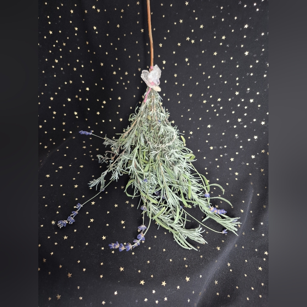 LARGE 24" Lavender Besom Broom - Picture 2 of 4